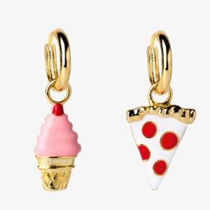 Pizza and Ice Cream lovers by Yellow Owl Workshop